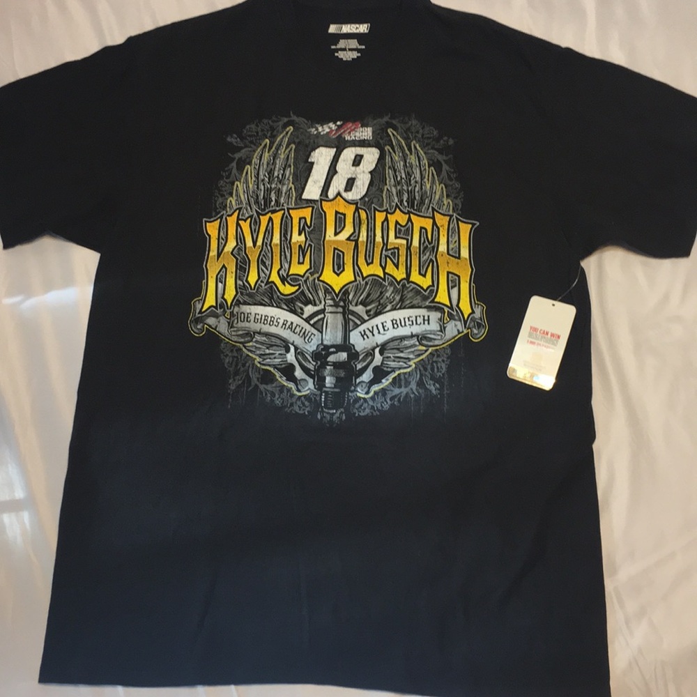 NASCAR Kyle Busch Tee 100% Cotton